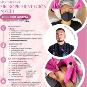 CURSO MICROPIGMENTACION CEJAS NIVEL 1