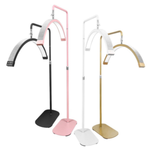 LAMPARA LED  MEDIA LUNA BRILLANTE CON CONTROL Y SOPORTE CELULAR