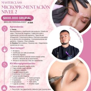 CURSO MICROPIGMENTACION CEJAS NIVEL 2
