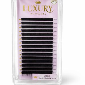PESTAÑAS PELO A PELO LUXURY NUEVA  ERA PREMIUN MATTE NATURAL CAJA MIXTAS CURVA  DD