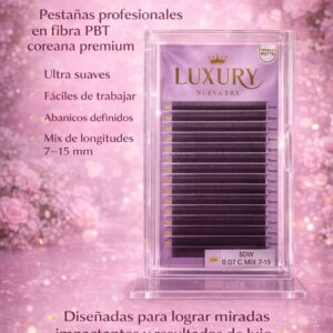 PESTAÑAS LUXURY NUEVA ERA PREMIUN MATTE NATURAL 5DW
