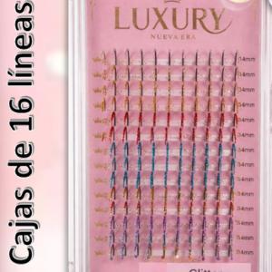 PESTAÑAS GLITTER CLASIC PELO A PELO LUXURY
