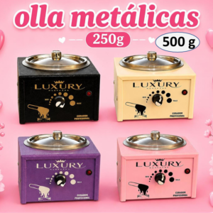 OLLA METALICA PARA CERA CON REGULADOR